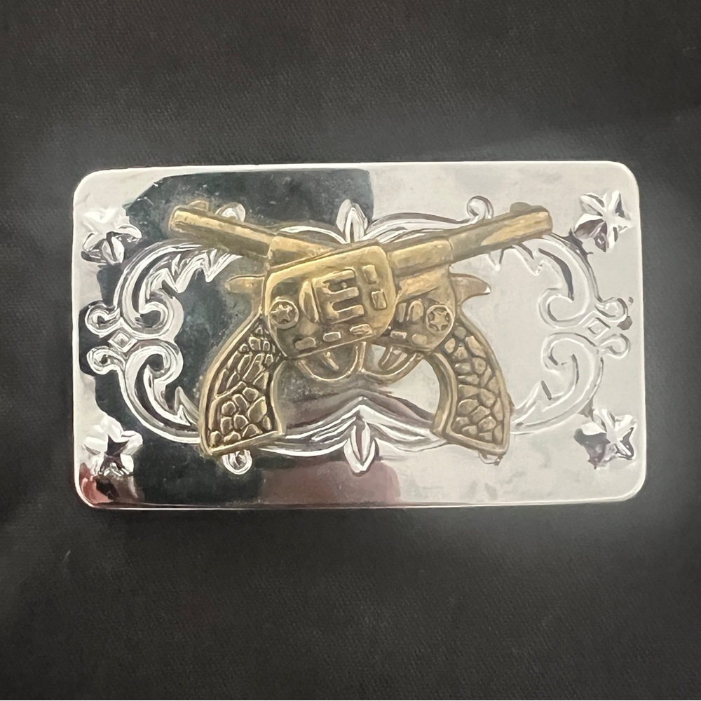 Kitschy vintage cowboy western belt buckle